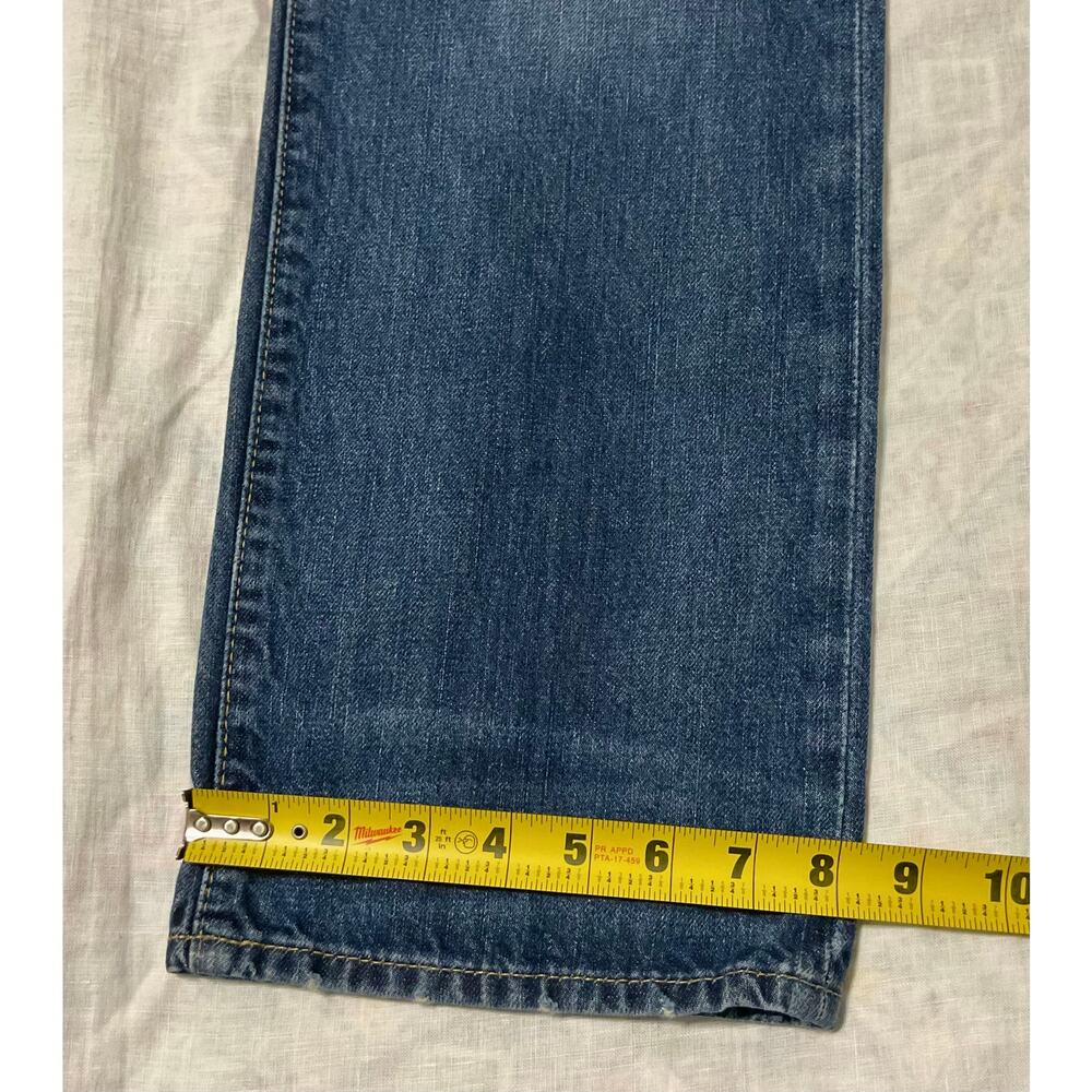 Polo Ralph Lauren Straight Leg Authentic Dungarees Blue Jeans mens Size 36X30 - Picture 5 of 11